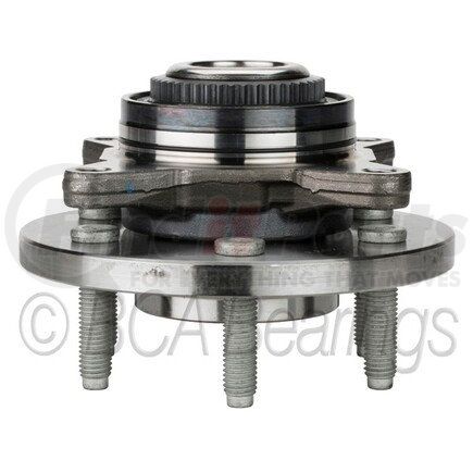 WE61077 by NTN - Wheel Bearing and Hub Assembly - Steel, Natural, with Wheel Studs