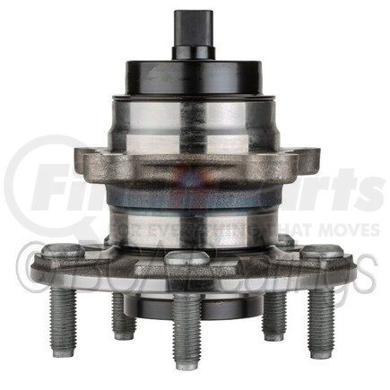 WE61082 by NTN - Wheel Bearing and Hub Assembly - Steel, Natural, with Wheel Studs