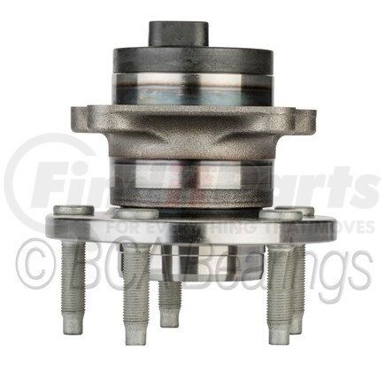 WE61095 by NTN - Wheel Bearing and Hub Assembly - Steel, Natural, with Wheel Studs