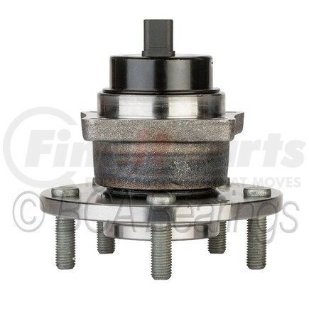 WE61257 by NTN - Wheel Bearing and Hub Assembly - Steel, Natural, with Wheel Studs