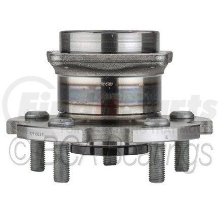 WE61489 by NTN - Wheel Bearing and Hub Assembly - Steel, Natural, with Wheel Studs