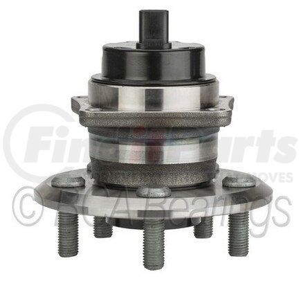 WE61484 by NTN - Wheel Bearing and Hub Assembly - Steel, Natural, with Wheel Studs