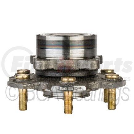 WE61568 by NTN - Wheel Bearing and Hub Assembly - Steel, Natural, with Wheel Studs