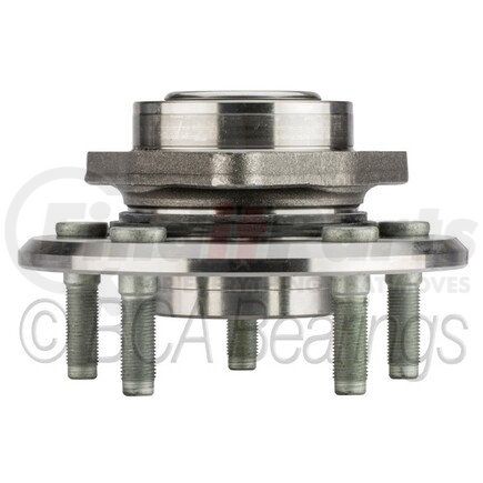 WE61654 by NTN - Wheel Bearing and Hub Assembly - Steel, Natural, with Wheel Studs