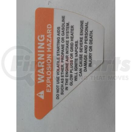 3595933C1 by NAVISTAR - INTERNATIONAL PRODUCT GRAPHIC LABEL CAUTION*