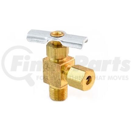 NV104-4-2 by TRAMEC SLOAN - Compression to Male Pipe, Angle Needle Valve, 1/4 x 1/8