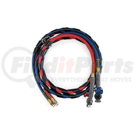 BR455180MAXXSETW by TRAMEC SLOAN - 3/8 RED &  BLUE HOSES, 15', MAXXGRIP GLADHANDS HOSE ASSEMBLY WRAPPED SET