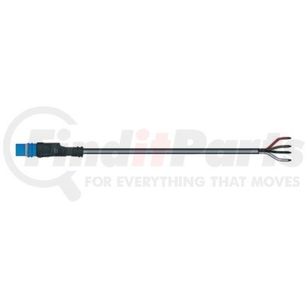 449 608 047 0 by WABCO - Diagnostic Scan Tool Cable - Blunt Cut 4 Wire with Socket TCS III 4.7M