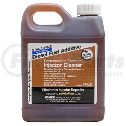 43566 by STANADYNE DIESEL CORP - INJECTOR CLEANER FORMULA QUART (32 OZ) (946 ML)