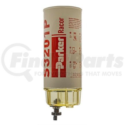 B32001P by RACOR FILTERS - Racor Parker Hannifin Fuel Filter-Water Separator Spin-On Filter Assembly