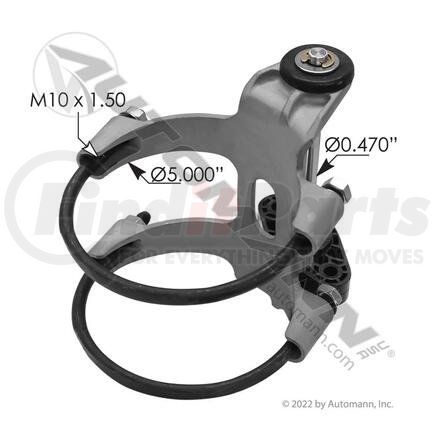 562.U75166048R by AUTOMANN - EXHAUST SLIDER CLAMP ASSY PETE