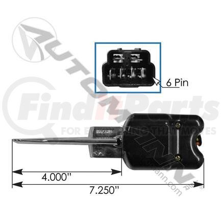Automann 577.55003 Turn Signal Light Turn Signal Light, 6-Wire, Fits International / Navistar