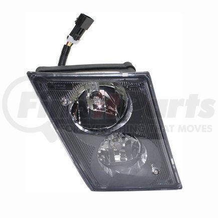 TR002-VLFL2-R by TORQUE PARTS - Fog Light - Passenger Side, with Halogen Bulbs, DOT and SAE Approved, for 2003-17 Volvo VNL