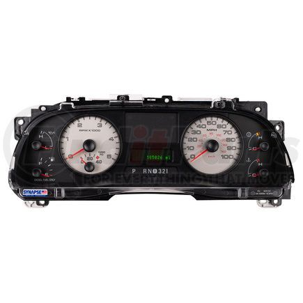 S50-57SDDANRL by SYNAPSE AUTO - Instrument Cluster - Remanufactured, for 2005-07 Ford Super Duty (Lariat/King Ranch, DSL A/T)