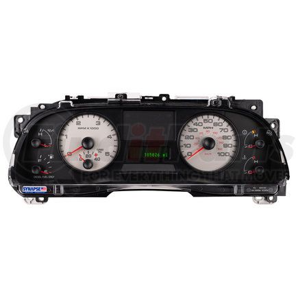 S50-57SDDMNRL by SYNAPSE AUTO - Instrument Cluster - Remanufactured, for 2005-07 Ford Super Duty (Lariat/King Ranch, DSL M/T)
