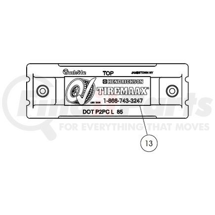 VS-28526 by HENDRICKSON - Trailer Light - 12V, Incandescent, Trailer Mounted Indicator Light