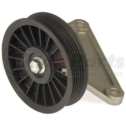 34-191 by DORMAN - Air Conditioning Bypass Pulley - 114 mm Diameter, with Bracket and Mounting Hardware