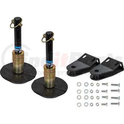 1303240 by BUYERS PRODUCTS - Heavy Duty Shoe Assembly Kit (Includes Brackets and Mounting Hardware)