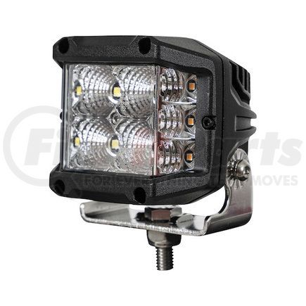 1492232 by BUYERS PRODUCTS - Flood Light - 4 inches, Square, LED, with Strobe