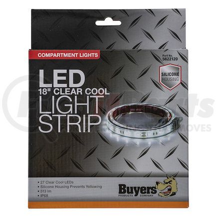 5622120 by BUYERS PRODUCTS - Interior Strip Lighting - 18 in., Clear, Cool White