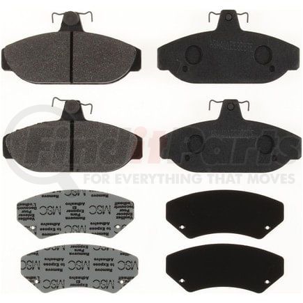 MRD255 by BENDIX - Global Semi-Met Disc Pad