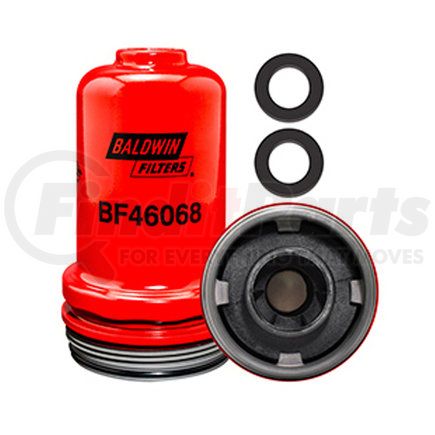 BF46068 by BALDWIN - Fuel Filter - used for Case Loaders, New Holland Loaders, Telehandlers, Trenchers