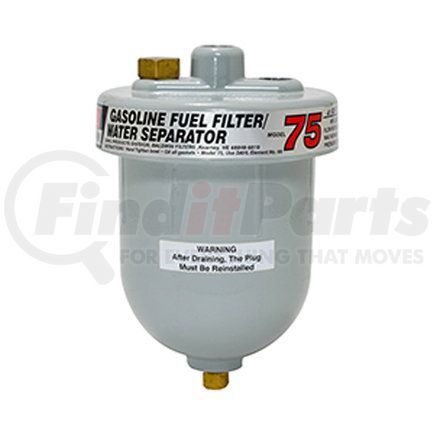 75 by BALDWIN - Fuel Water Separator Filter - used for Gasoline or Diesel Fuel Filter/Water Separator