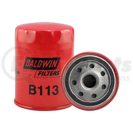 B113 by BALDWIN - Engine Oil Filter - Full-Flow Lube Spin-On used for Various Applications