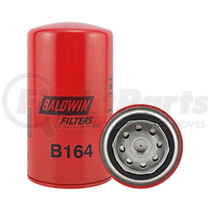 B164 by BALDWIN - Engine Oil Filter - By-Pass Lube Spin-On used for Carrier Refrigeration Units