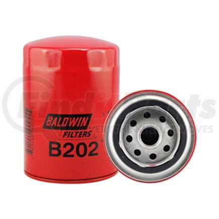 B202 by BALDWIN - Engine Oil Filter - Full-Flow Lube Spin-On used for Various Applications