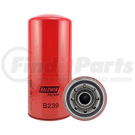 B239 by BALDWIN - Engine Oil Filter - Full-Flow Lube Spin-On used for John Deere Equipment