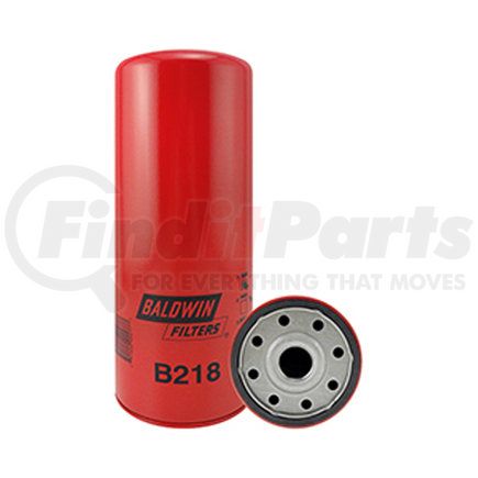 B218 by BALDWIN - Engine Oil Filter - used for Agco, Liebherr, O &Amp, K, Poclain Equipment, Deutz Engines