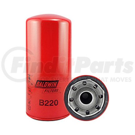 B220 by BALDWIN - Engine Oil Filter - Full-Flow Lube Spin-On used for Hitachi Equipment
