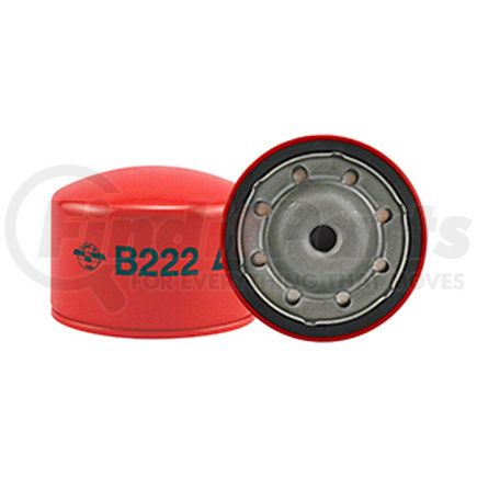 B222 by BALDWIN - Engine Oil Filter - By-Pass Lube Spin-On used for Isuzu Engines