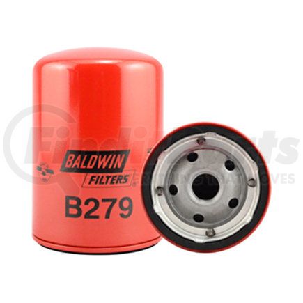 B279 by BALDWIN - Engine Oil Filter - Full-Flow Lube Spin-On used for Mercruiser Marine