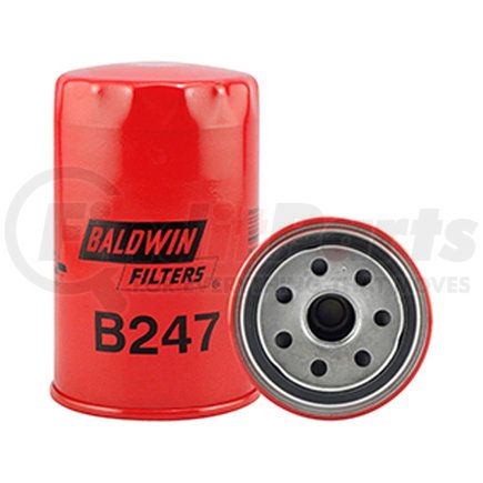 B247 by BALDWIN - Engine Oil Filter - used for Komatsu Equipment, Thermo King Refrigeration Units