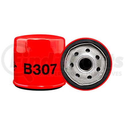 B307 by BALDWIN - Engine Oil Filter - Full-Flow Lube Or Hydraulic Spin-On used for R.V.I. Trucks