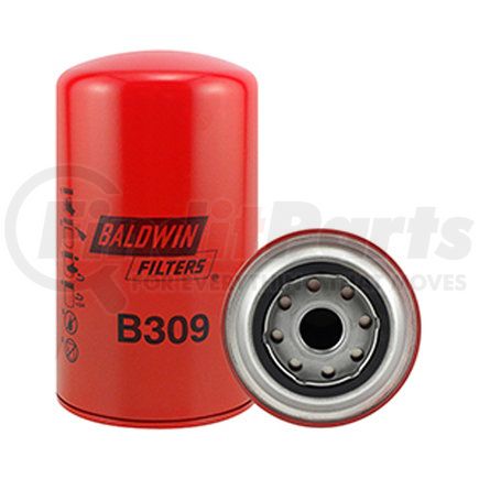 B309 by BALDWIN - Engine Oil Filter - used for Case, International Equipment