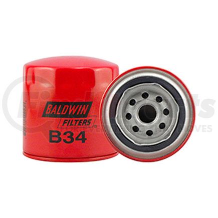 B34 by BALDWIN - Engine Oil Filter - Lube Spin-On used for Various Applications