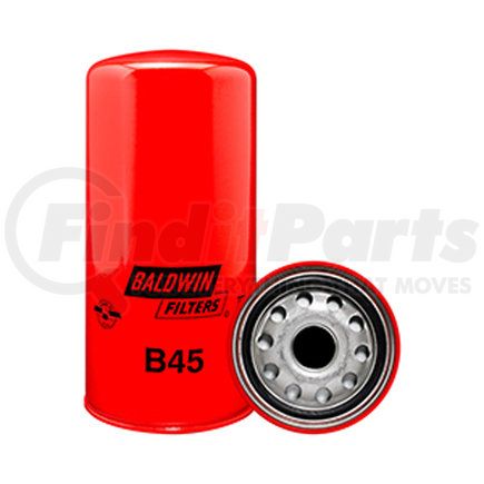 B45 by BALDWIN - Engine Oil Filter - Full-Flow Lube Spin-On used for Nissan Engines, Trucks