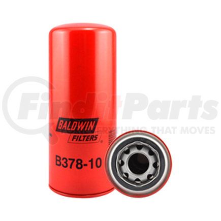 B378-10 by BALDWIN - Engine Oil Filter - Full-Flow Lube Spin-On used for Various Applications