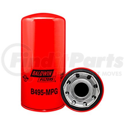 B495-MPG by BALDWIN - Engine Oil Filter - Maximum Performance used for Detroit Diesel Engines