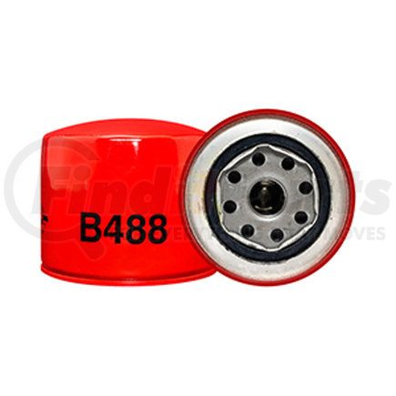 B488 by BALDWIN - Engine Oil Filter - used for Daewoo, John Deere, Komatsu, Yanmar Equipment