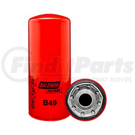 B49 by BALDWIN - Engine Oil Filter - Full-Flow Lube Spin-On used for Caterpillar Equipment