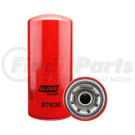B7030 by BALDWIN - Engine Oil Filter - Engine Full-Flow Lube Spin-On used for Various Applications