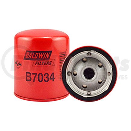 B7034 by BALDWIN - Engine Oil Filter - By-Pass Lube Spin-on