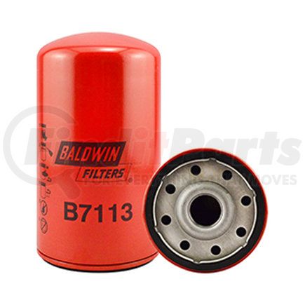 B7113 by BALDWIN - Engine Oil Filter - Full-Flow Lube Spin-On used for Pegaso Buses, Trucks