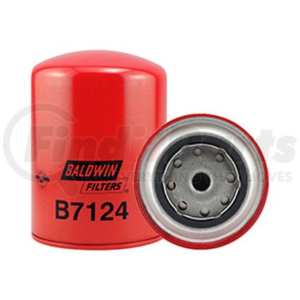 B7124 by BALDWIN - Engine Oil Filter - By-Pass Lube Spin-On used for GMC, Hino, Isuzu Trucks