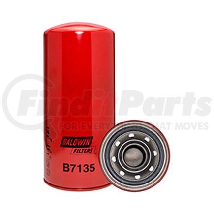 B7135 by BALDWIN - Engine Oil Filter - Full-Flow Lube Spin-On used for Detroit Diesel Engines