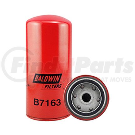 B7163 by BALDWIN - Engine Oil Filter - Lube Spin-on